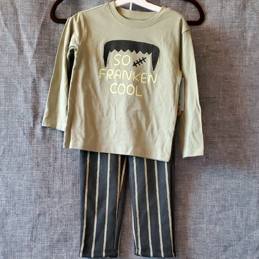 So Franken Cool Frankenstein Monster Shirt And Sweat Pant Set